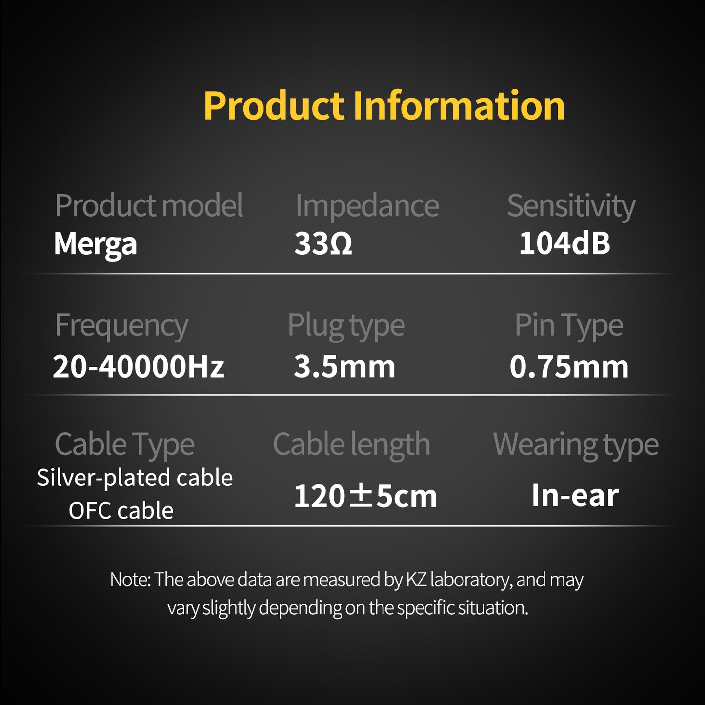 KZ Merga Earphones In ear headphones