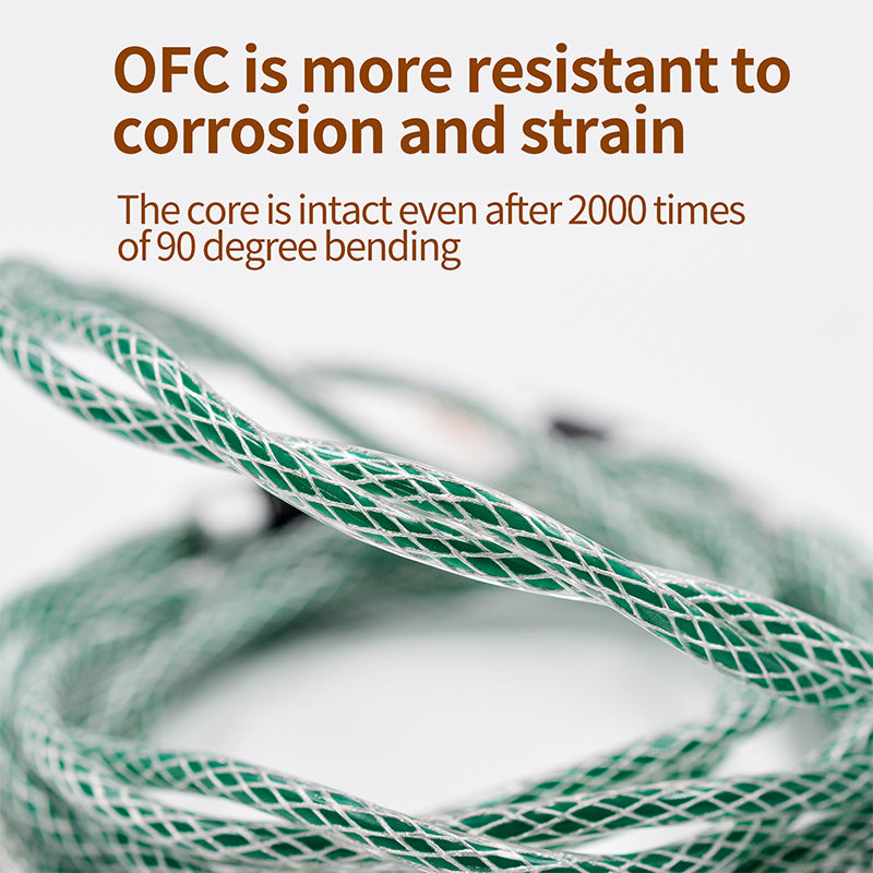 KZ 90-11 OFC silver-plated upgrade cable