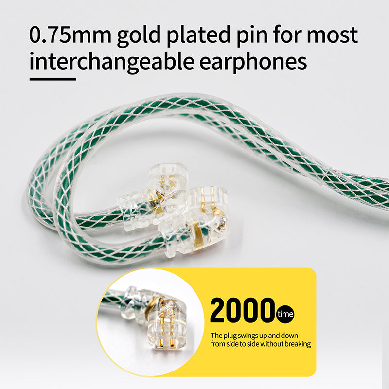 KZ 90-11 OFC silver-plated upgrade cable